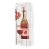 Factory direct sales of universal wine gift bags, wine glasses, wine bags, single red wine bottles, white card bags, paper handbags, customizable Specification image